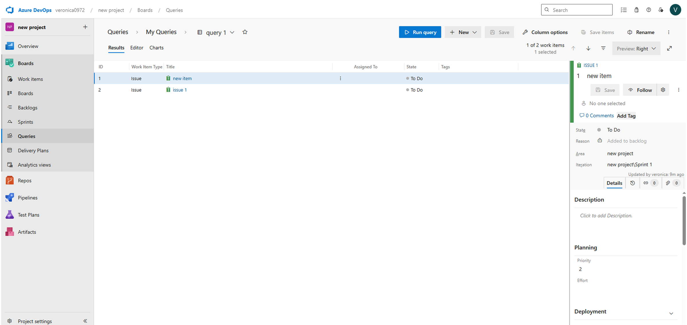 Step 1. Create or Open a Query
