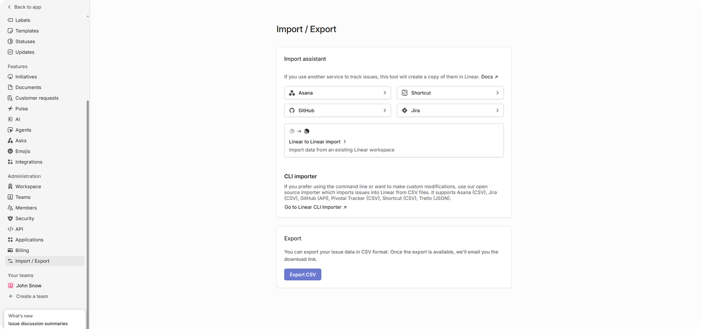 Step 3. Initiate Export